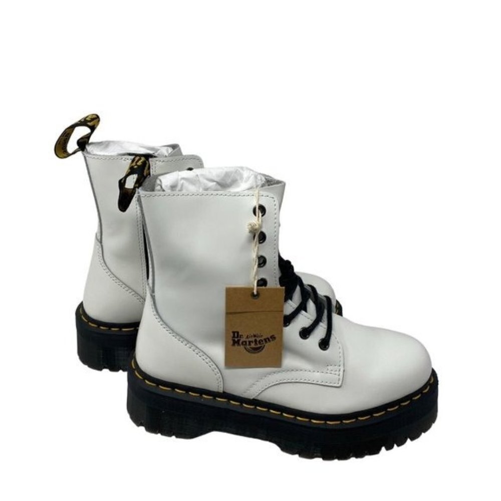 Dr. Martens JADON BOOT SMOOTH LEATHER PLATFORMS Unisex Men's 7 - Picture 6 of 13